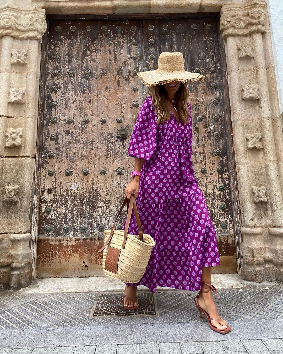 Casual Loose V-Neck Short Sleeve Long Dresses